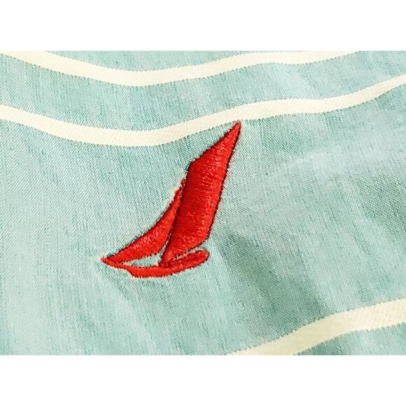 Fredd Marshall Shirt Mens Long Sleeve Button Down Blue & White Striped Shirt XL - Picture 9 of 16